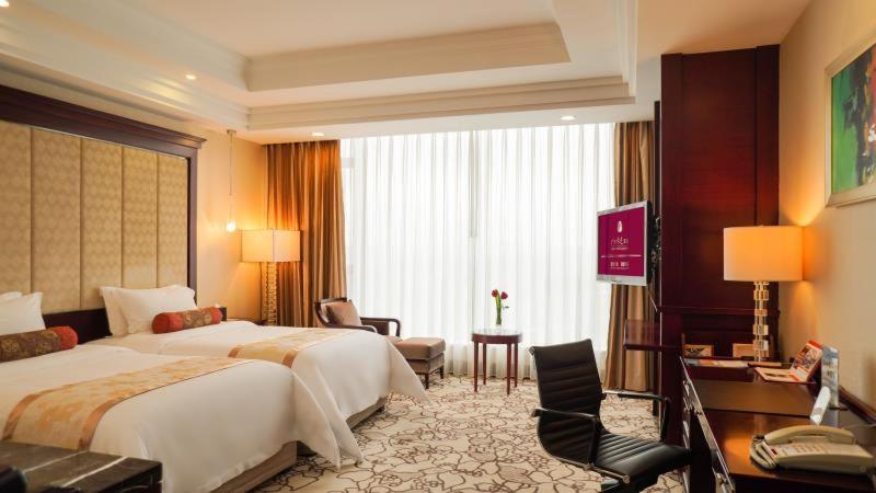 Soluxe Hotel Guangzhou - Overseas Buyers Registration Service&Canton Fair Free Shuttle Bus 15 Apr To 05 May Eksteriør bilde